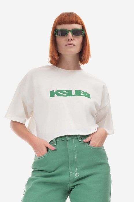 Бавовняна футболка KSUBI колір білий WPS23TE010-OFF