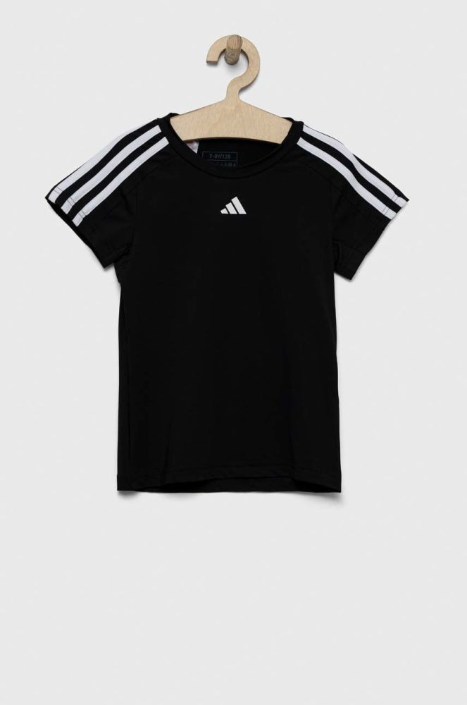 Дитяча футболка adidas колір чорний (2898386)