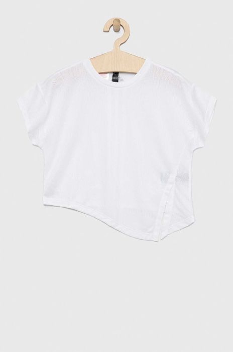 Дитяча футболка adidas G HIIT колір білий Дитяча футболка adidas G HIIT колір білий