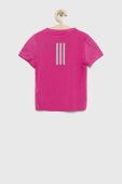 Дитяча футболка adidas G RUN TEE колір фіолетовий Дитяча футболка adidas G RUN TEE колір фіолетовий