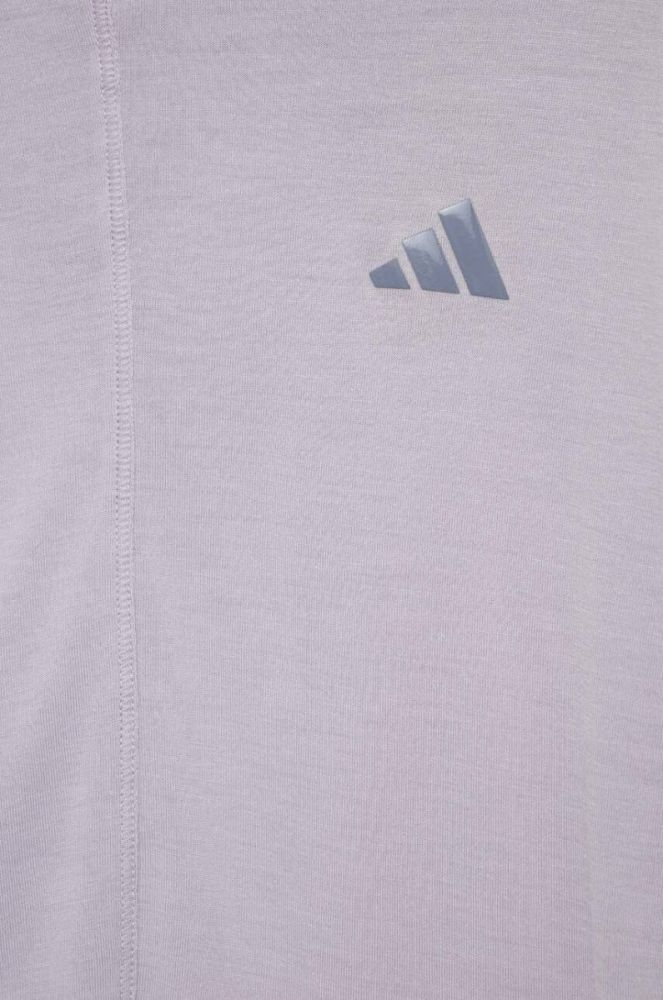 Дитяча футболка adidas колір фіолетовий фото 3