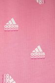 Дитяча бавовняна футболка adidas LK BLUV CO колір рожевий