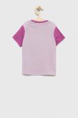 Дитяча бавовняна футболка Fila колір фіолетовий (3020851)