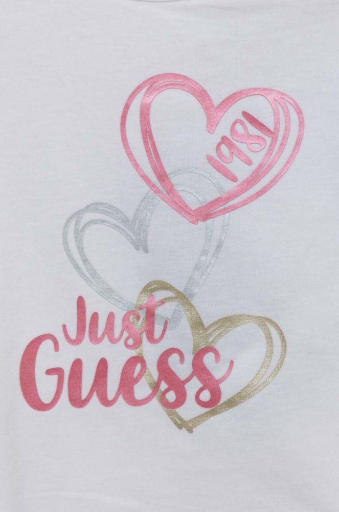 Футболка для немовлят Guess колір білий (2902710) фото 3