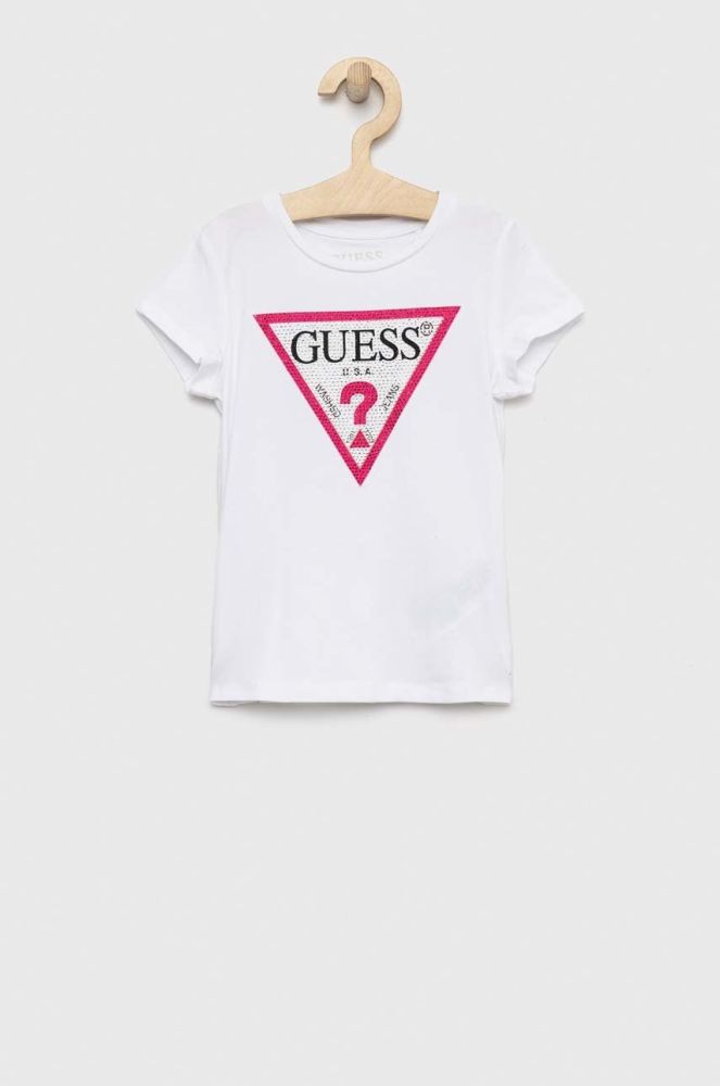 Дитяча футболка Guess колір білий (2874413)