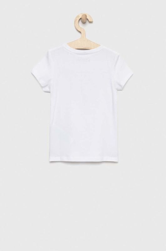 Дитяча футболка Guess колір білий (2874413) фото 2