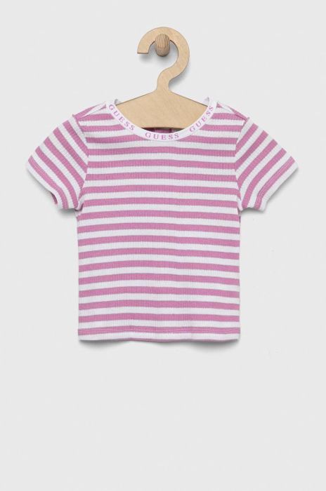 Дитяча футболка Guess колір рожевий (2911908) Дитяча футболка Guess колір рожевий (2911908)