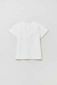 Бавовняна футболка для немовлят OVS колір білий (3171241) Бавовняна футболка для немовлят OVS колір білий (3171241)