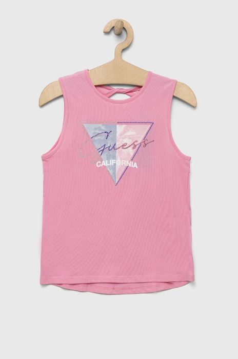 Дитячий топ Guess колір рожевий (3275664) Дитячий топ Guess колір рожевий (3275664)