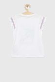 Дитяча бавовняна футболка Guess колір білий (3133835) Дитяча бавовняна футболка Guess колір білий (3133835)