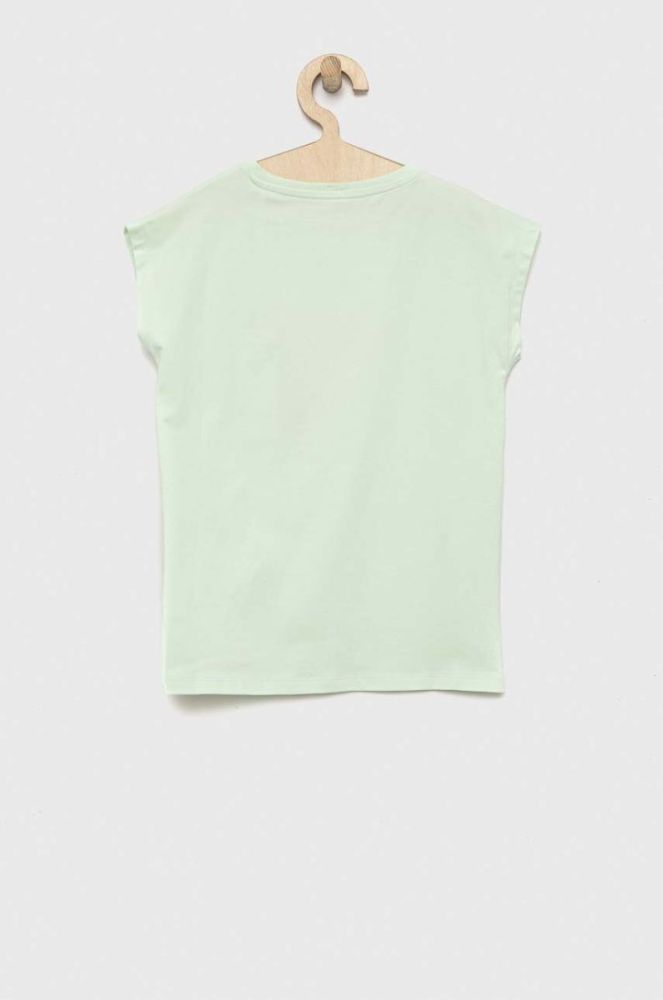 Дитяча футболка Guess колір бірюзовий (2962713) фото 2