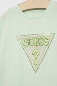 Дитяча футболка Guess колір бірюзовий (2962713) Дитяча футболка Guess колір бірюзовий (2962713)