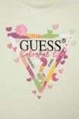 Футболка для немовлят Guess колір бірюзовий