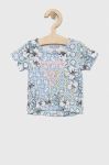 Дитяча футболка Guess колір блакитний (3009733)