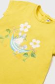 Дитяча бавовняна футболка Mayoral колір жовтий (2932494)