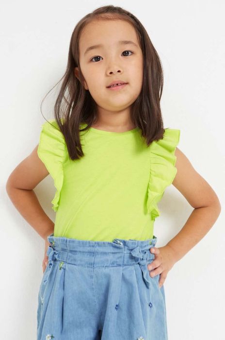 Дитячий бавовняний топ Mayoral колір зелений (2945253) Дитячий бавовняний топ Mayoral колір зелений (2945253)