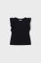 Дитячий бавовняний топ Mayoral колір чорний