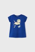 Дитяча бавовняна футболка Mayoral колір синій (2941133) Дитяча бавовняна футболка Mayoral колір синій (2941133)