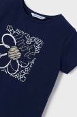 Дитяча бавовняна футболка Mayoral колір синій (2945478)