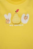 Дитяча бавовняна футболка United Colors of Benetton колір жовтий (3283295)