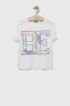 Дитяча футболка United Colors of Benetton колір білий (3279959)