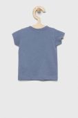 Бавовняна футболка для немовлят United Colors of Benetton колір блакитний (3040417)