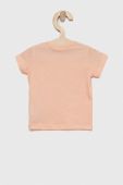 Бавовняна футболка для немовлят United Colors of Benetton колір помаранчевий (3009762)
