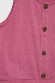 Дитячий бавовняний топ United Colors of Benetton колір рожевий (3280029)