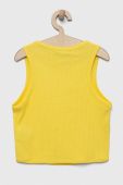 Дитячий бавовняний топ United Colors of Benetton колір жовтий (3283353)