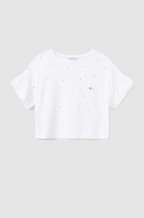 Дитяча футболка Mayoral колір білий (3020859)