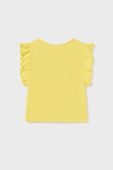 Дитячий бавовняний топ Mayoral колір жовтий (2945684)