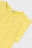 Дитячий бавовняний топ Mayoral колір жовтий (2945684)