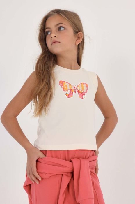 Дитячий топ Mayoral колір бежевий Дитячий топ Mayoral колір бежевий