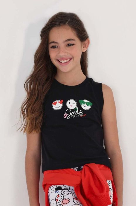 Дитячий топ Mayoral колір чорний Дитячий топ Mayoral колір чорний