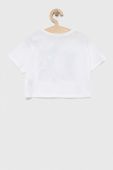 Дитяча бавовняна футболка Sisley колір білий (3091538) Дитяча бавовняна футболка Sisley колір білий (3091538)