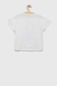 Дитяча бавовняна футболка Sisley колір білий (3286368) Дитяча бавовняна футболка Sisley колір білий (3286368)