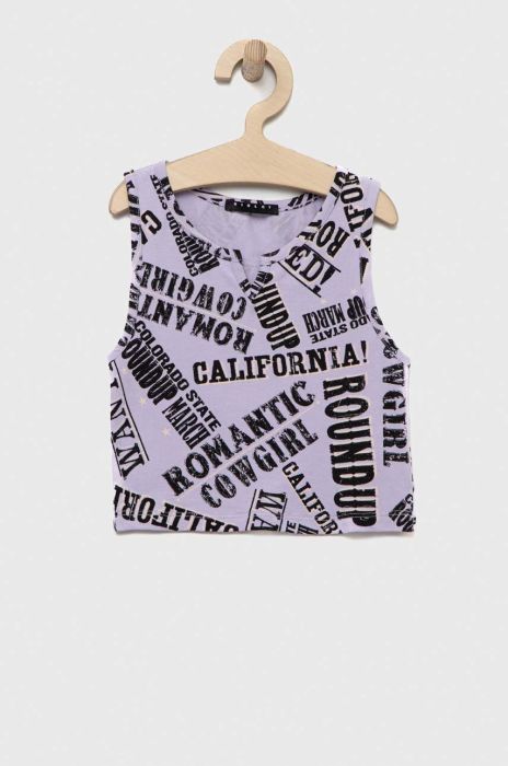 Дитячий топ Sisley колір фіолетовий (3249055) Дитячий топ Sisley колір фіолетовий (3249055)