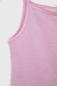 Дитячий топ United Colors of Benetton 2-pack колір рожевий