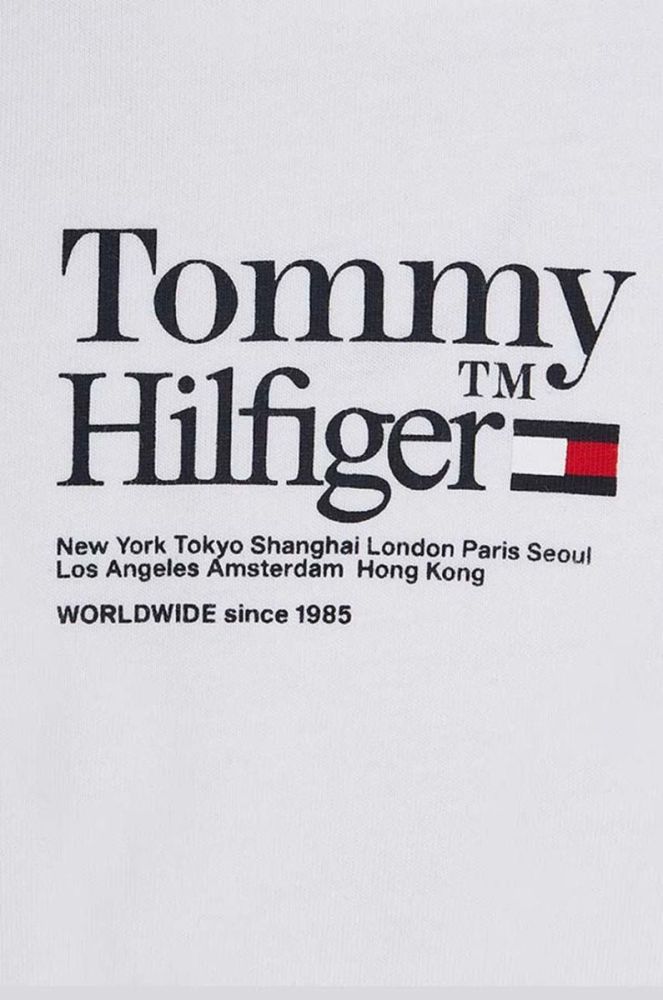 Дитяча бавовняна футболка Tommy Hilfiger колір білий (3001449) фото 3