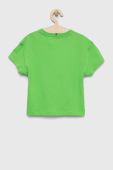 Дитяча бавовняна футболка Tommy Hilfiger колір зелений (3001447)