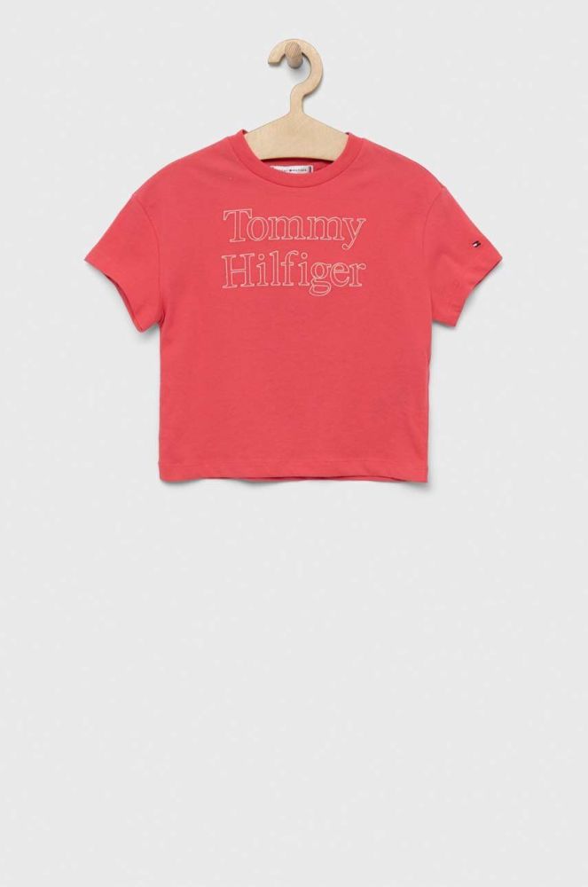 Дитяча футболка Tommy Hilfiger колір помаранчевий (3096159)