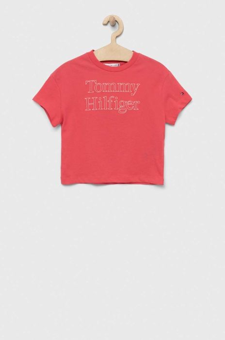 Дитяча футболка Tommy Hilfiger колір помаранчевий (3096159)