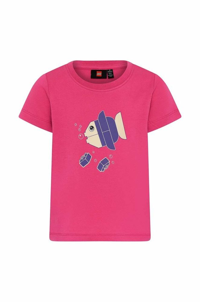 Дитяча футболка Lego колір рожевий (3015767)