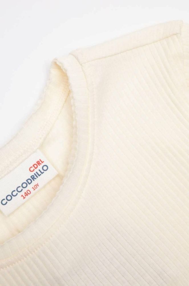 Дитяча футболка Coccodrillo колір бежевий (2997583) фото 4