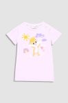 Дитяча футболка Coccodrillo x Looney Tunes колір фіолетовий (3110672)