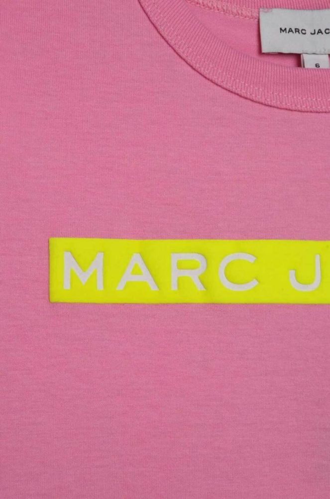 Дитяча бавовняна футболка Marc Jacobs колір рожевий (3054164) фото 3