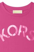 Дитяча бавовняна футболка Michael Kors колір фіолетовий (3054180)