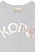 Дитяча бавовняна футболка Michael Kors колір сірий (3054201) Дитяча бавовняна футболка Michael Kors колір сірий (3054201)