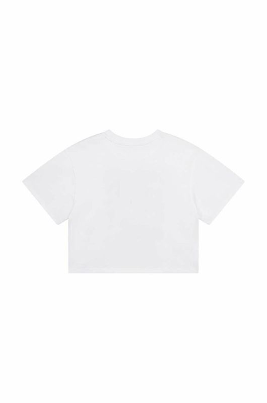 Дитяча бавовняна футболка Kenzo Kids колір білий (3054250) фото 2