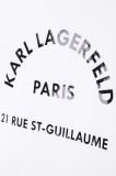 Дитяча бавовняна футболка Karl Lagerfeld колір білий (3072371)
